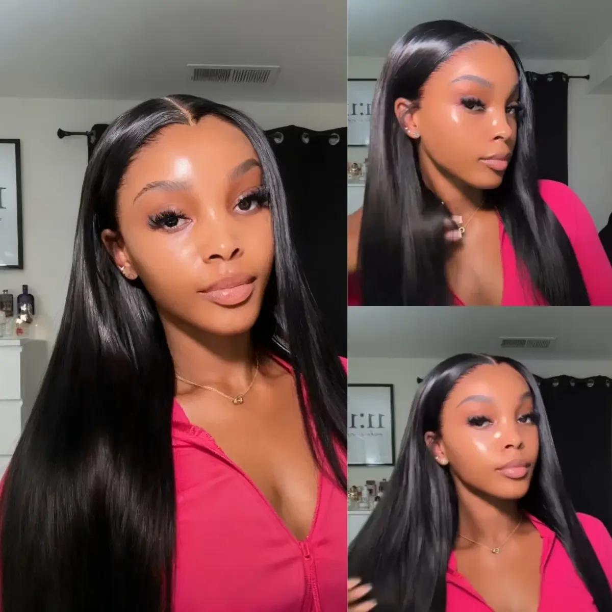 Hd Transparent Bone Straight 13x4 13x6 Lace Front Wigs 30 40 Inch Brazilian Human Hair Wigs For Women Straight Lace Frontal Wig 6