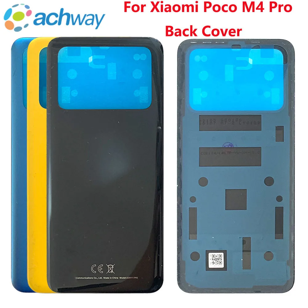 

Battery Cover For Xiaomi Poco M4 Pro 4G Back Cover Housing Case For Xiaomi Poco M4 Pro 4G Rear Door Cover without Sticker