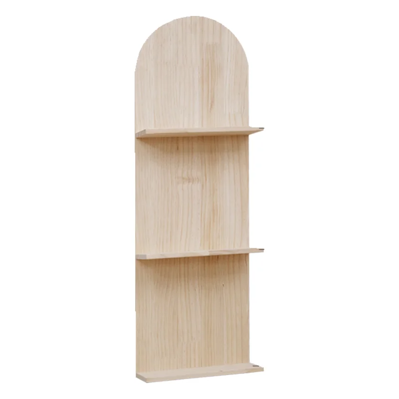 Children's Book Toy Storage Shelf Living Room Bedroom Wooden Furniture Against The Wall Floor Storage Shelf
