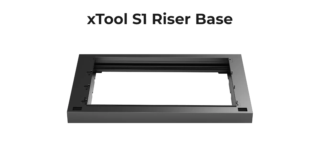 XTool Riser S1 Per Incisore Laser - Altezza 125mm, 76.5x56.1x9.4cm - Espande Spazio Di Lavoro - Foto 7