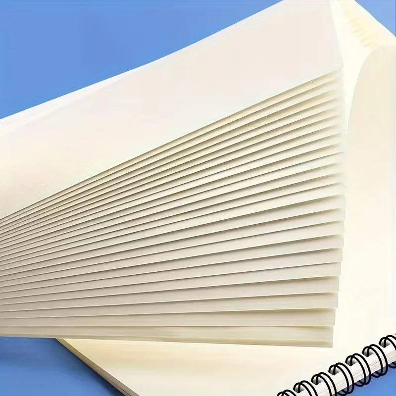 A5 스프링 제본 수채화 용지 패드, 300gsm 고중량 무산지 아트지, 16매 콜드프레스 스케치북 (수채화용)