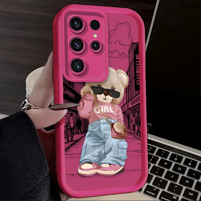 Chic Bear Design Phone Case - Cute and Stylish Protective Cover