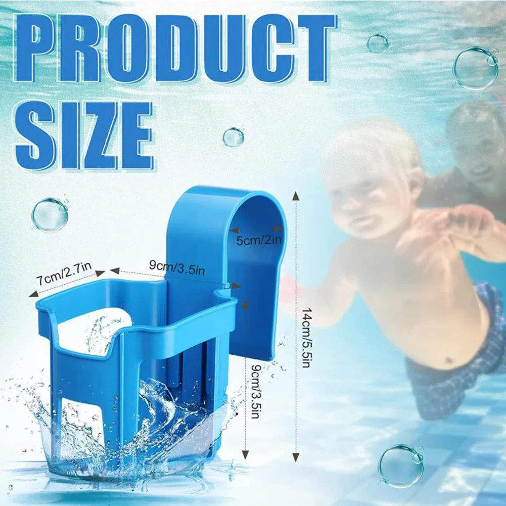 Plastic Poolside Cup Holder for Above Ground Pools
