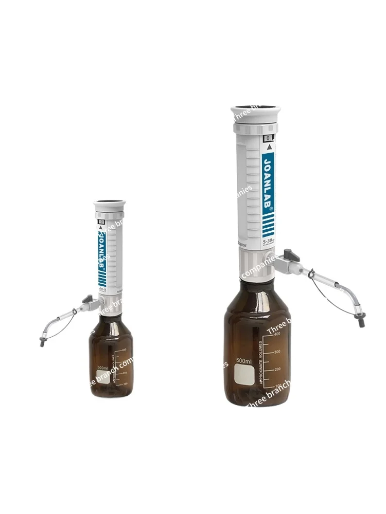 

Bottle Dispenser Laboratory 10/30/60ml Sleeve Distributor Adjustable Quantitative Liquid Dispenser with Liquid Filling Bottle