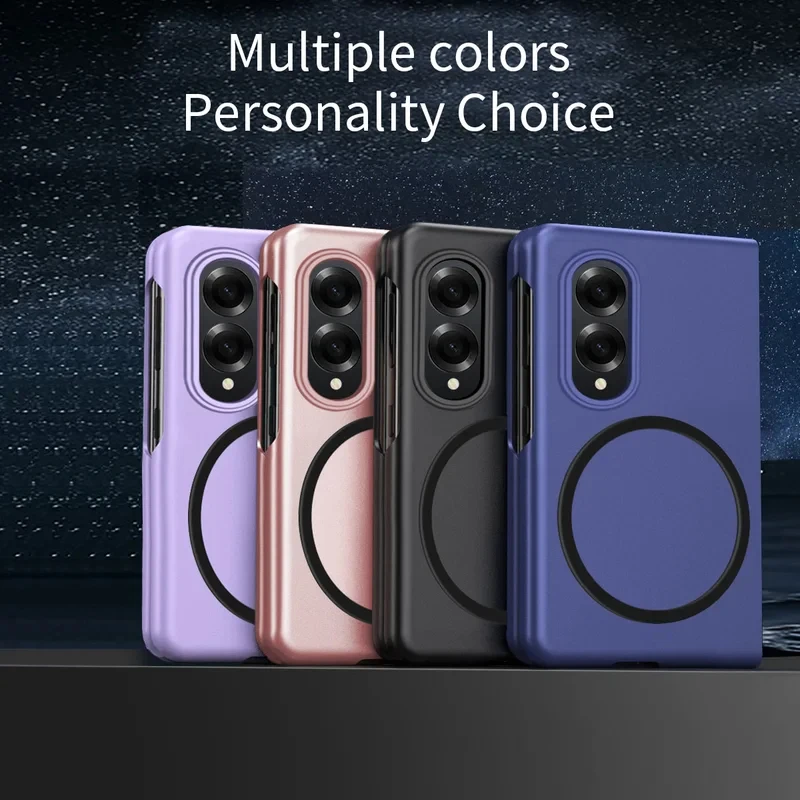 Ultra Thin Skin Feel Magnetic Phone Case with Magsafe Compatibility and Wireless Charging Capability