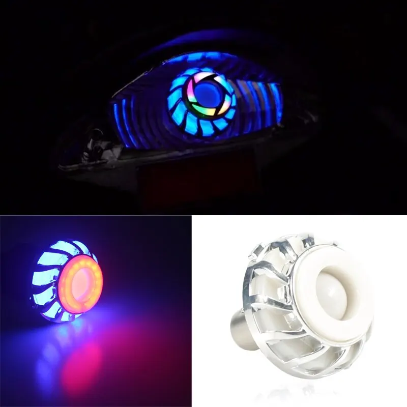 Motorcycle LED Lights 1PCS Motorcycle Warning Lamp Tail Brake Rear Lights Flash Strobe Accessories