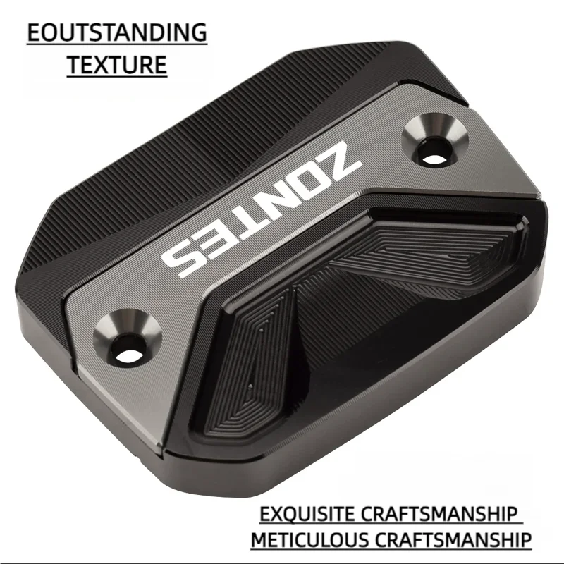 Chekis Is Suitable for Zontes 368g 368E 368K 368D 368m 501g Motorcycle Modification Parts, Brake Master Cylinder Cover, Aluminum Alloy Oil Tank Cover, Hydraulic Oil Tank Decorative Cover