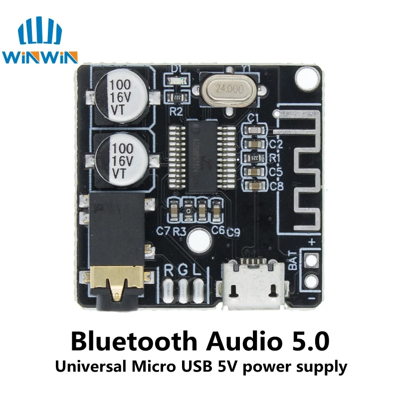 Audio Receiver Board DIY Bluetooth MP3 Lossless Decoder 3.7-5V