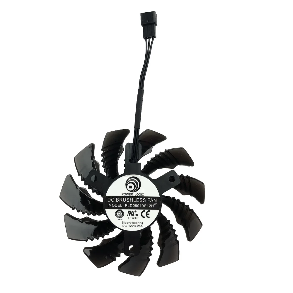 Ventilador Cooler para Gigabyte Placas Gráficas 3pin Pld08010s12h 75 mm Gtx 970 Windforce g1 R9280x Gv-r928xwf33gd Gv-r928xoc - Imagem 4