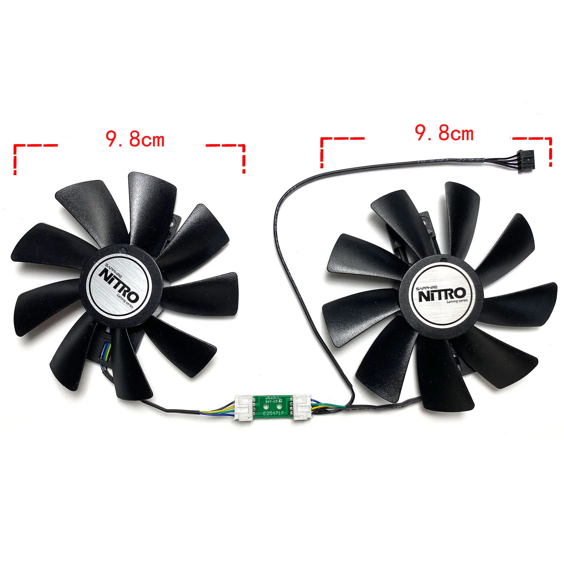 Nova Substituição Placa Gráfica Ventilador para Sapphire Radeon r9 380 380x Nitro Ga8b2u - Imagem 5