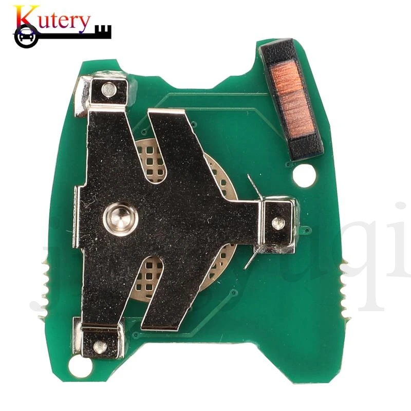 jingyuqin Remote Car Key Circuit Board For Peugeot 106 206 207 306 307 Citroen C1 C2 C3 C4 Picasso 433MHZ ID46 PCF7945 2Buttons