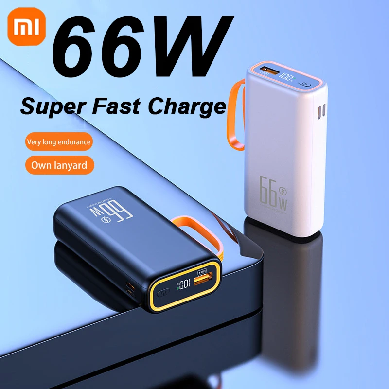 Xiaomi 30000mAh Power Bank 66W PD Super Fast Charging Portable Charger External Battery Pack Travel For iPhone Huawei Samsung portable battery charger