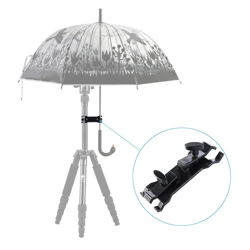 

DSLR Camera Fixation Sun-Shading Umbrella Holder Clip Camera Umbrella Clamp Tripod Umbrella Holder Tripod Umbrella Clamp