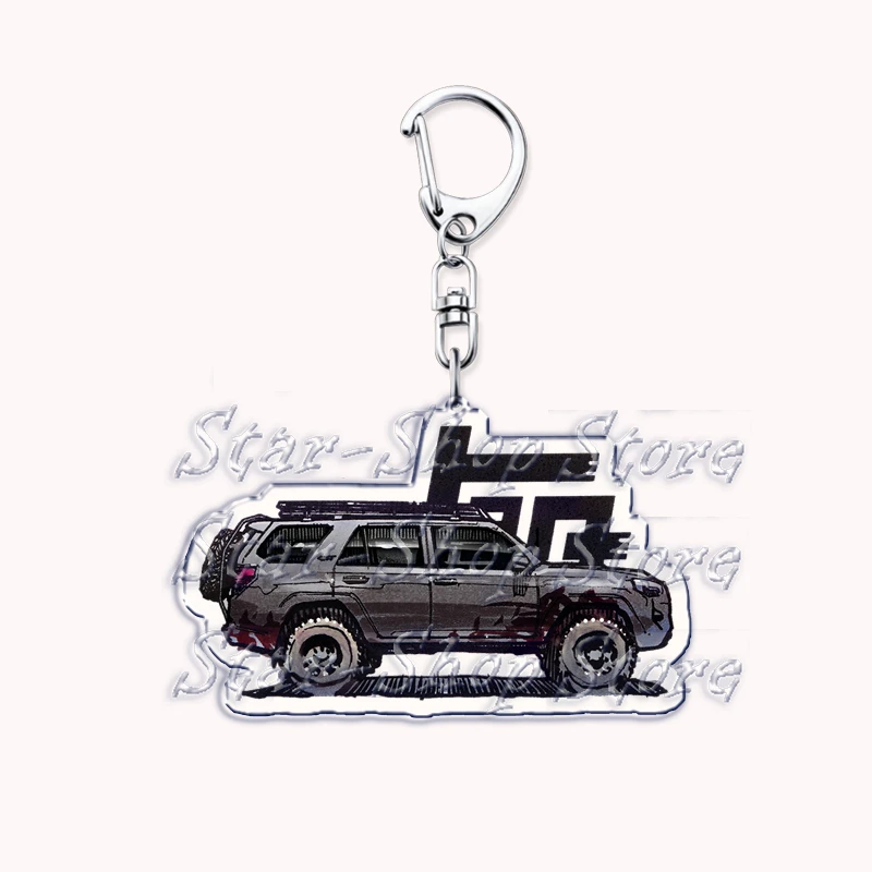 Beliebte japanische Off-Road-LKW-Auto-Schlüsselanhänger, Schlüsselanhänger für Zubehör, Tasche, Schmuck, Fans, Freunde, Geschenke – Detail 1