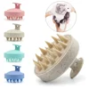 Wheat Straw Silicone Shampoo Brush Head Scalp Massage Comb Hair Washing Comb Clean Care Hair Root Itching Scalp Massage Comb 5