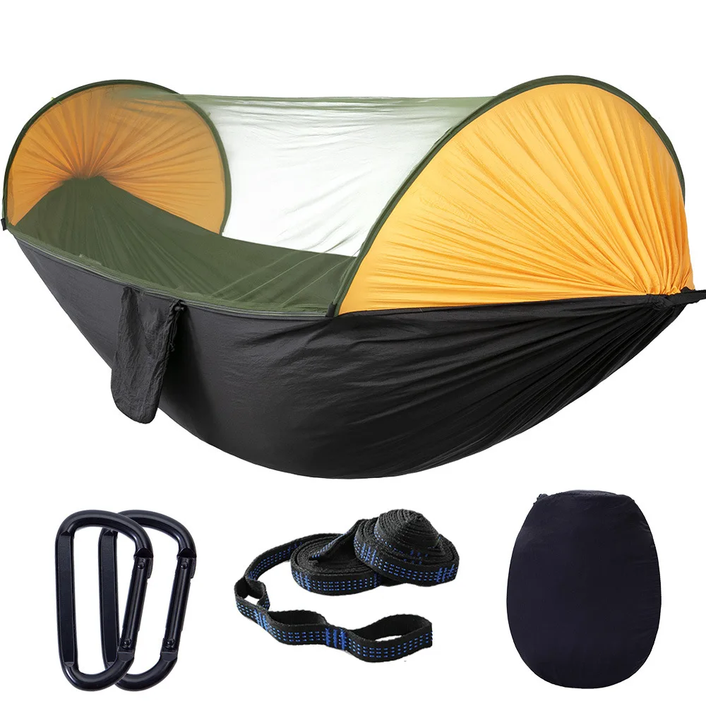Oulylan Camping Outdoor Sunshade Mosquito Hammock Tent  Lightweight Hanging Hammocks Tree Straps Swing Hammock 290x140cm 5