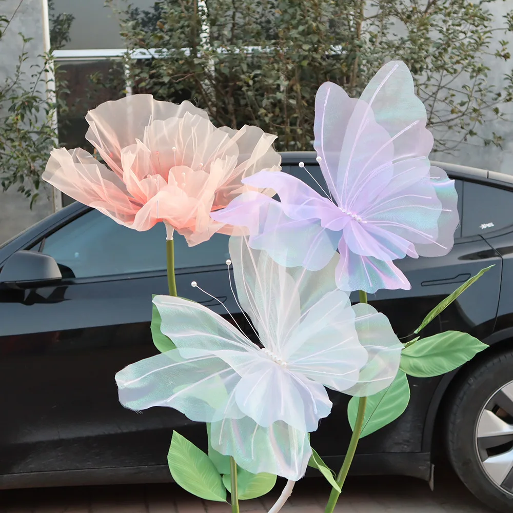 Large 50cm 3D Decorative Hanging Butterfly for Outdoor and Festival Displays