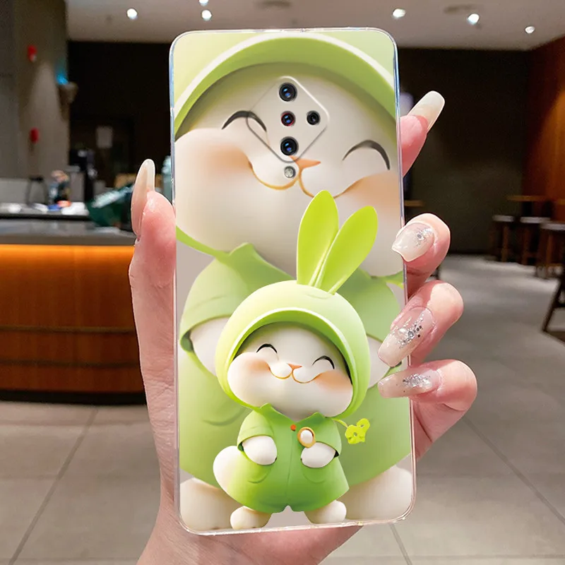 Luxury Cute Dragon Transparent Soft TPU Back Cover Phone Case