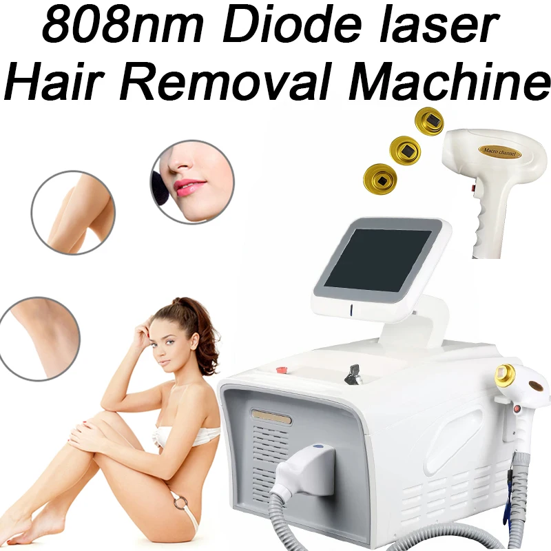 Diodo Per Epilazione Laser 2022 Nuova Macchina Per La Depilazione Laser A Diodo 808Nm Laser A Diodi Portatile A Tripla Lunghezza D'Onda A 3 Onde