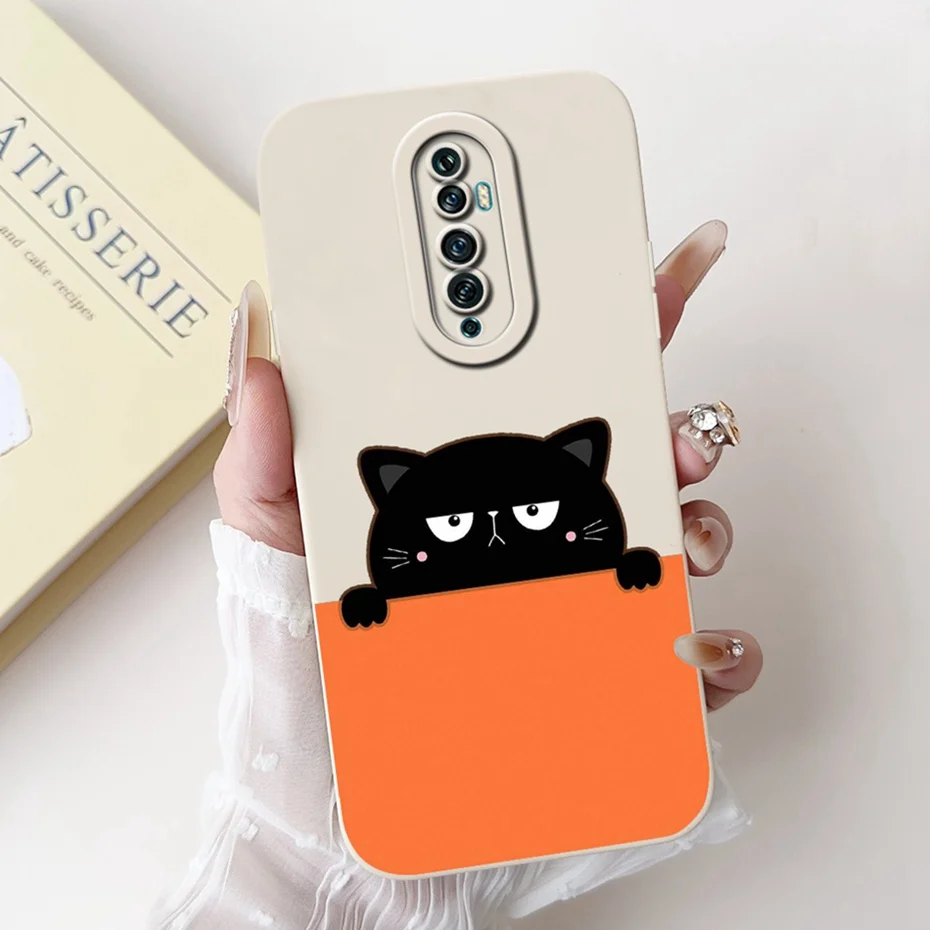 Cute Cartoon Soft Silicone Lens Protective Phone Case