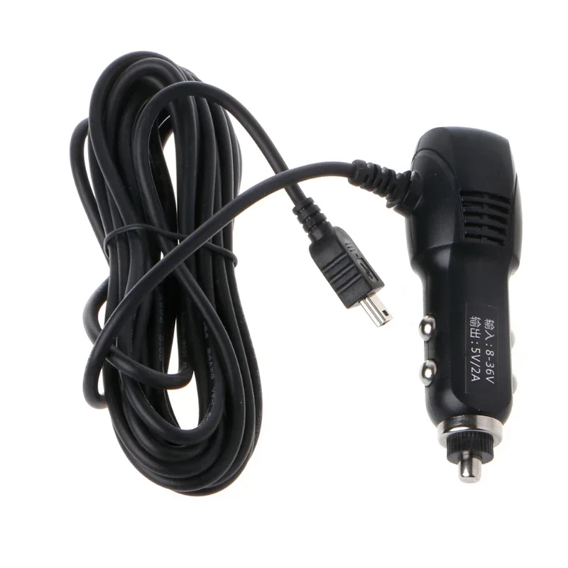 

Car DVR Vehicle Charging Adapter 5V 2A Car Charger with Micro USB Port and 3.5m Cable