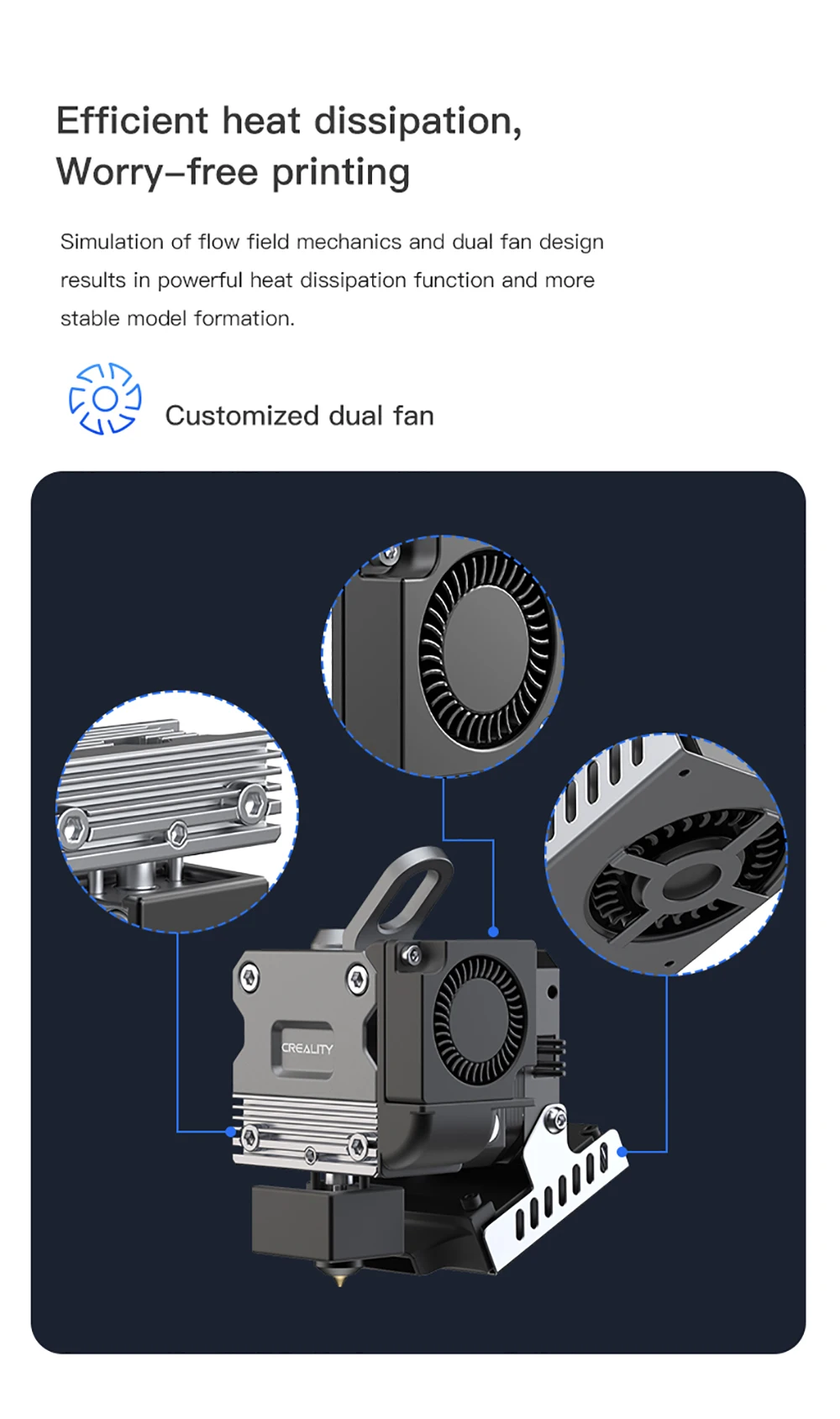 CREALITY Sprite Extruder Pro Kit for Ender-3 Ender 3 Pro Max V2 All Metal Dual Gear Direct Drive Support 1.75mm PLA ABS Filament motor used in printer