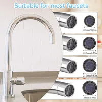 อะไหล่หัวฉีดก๊อกน้ำ 20 ชิ้น สำหรับหัวฉีด Cache และเครื่องมือถอดหัวฉีดก๊อกน้ำ ตัวจำกัดการไหลของน้ำ 4