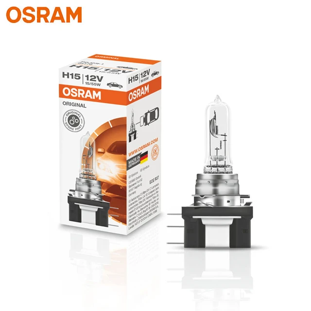 OSRAM H15 12V 15/55W 3200K 64176 Original Line Bulb OEM Headlight