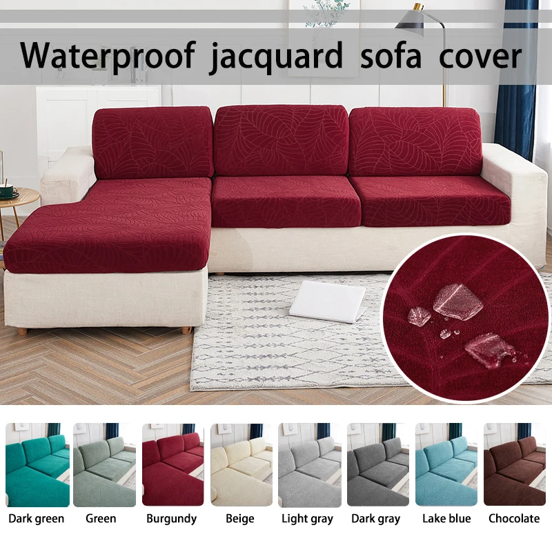 Sofa Cover 1PC Waterproof Jacquard All Season Universal