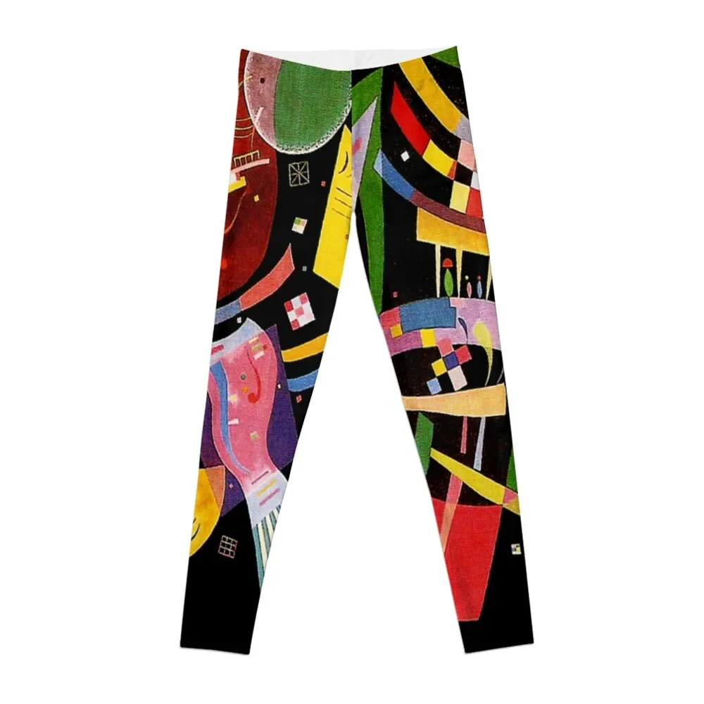 

Wassily Kandinsky "Composition X" | Kandinsky Colorful Free Forms Leggings gym's sportswear Fitness woman Womens Leggings