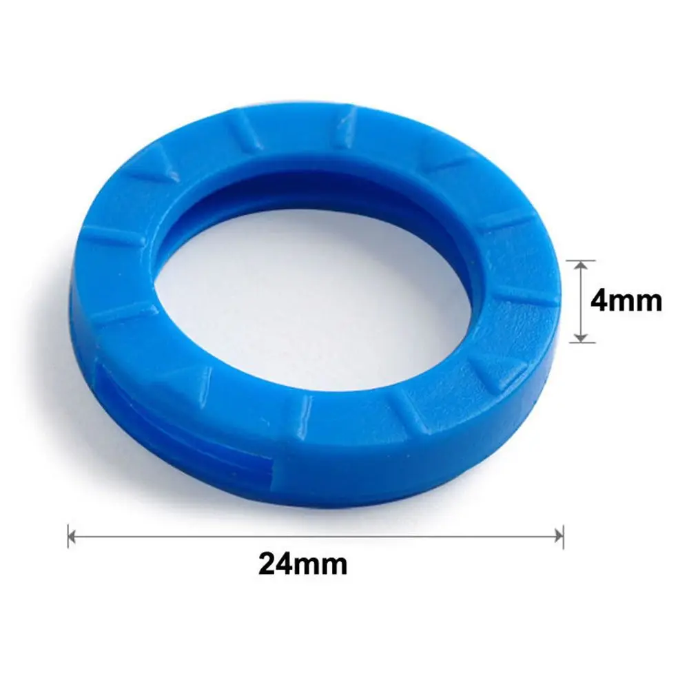 8ks dutý 8ks 24mm*4mm domácí kolo kláves čepice kroužek na klíče šifrovací klíč kryty silikon