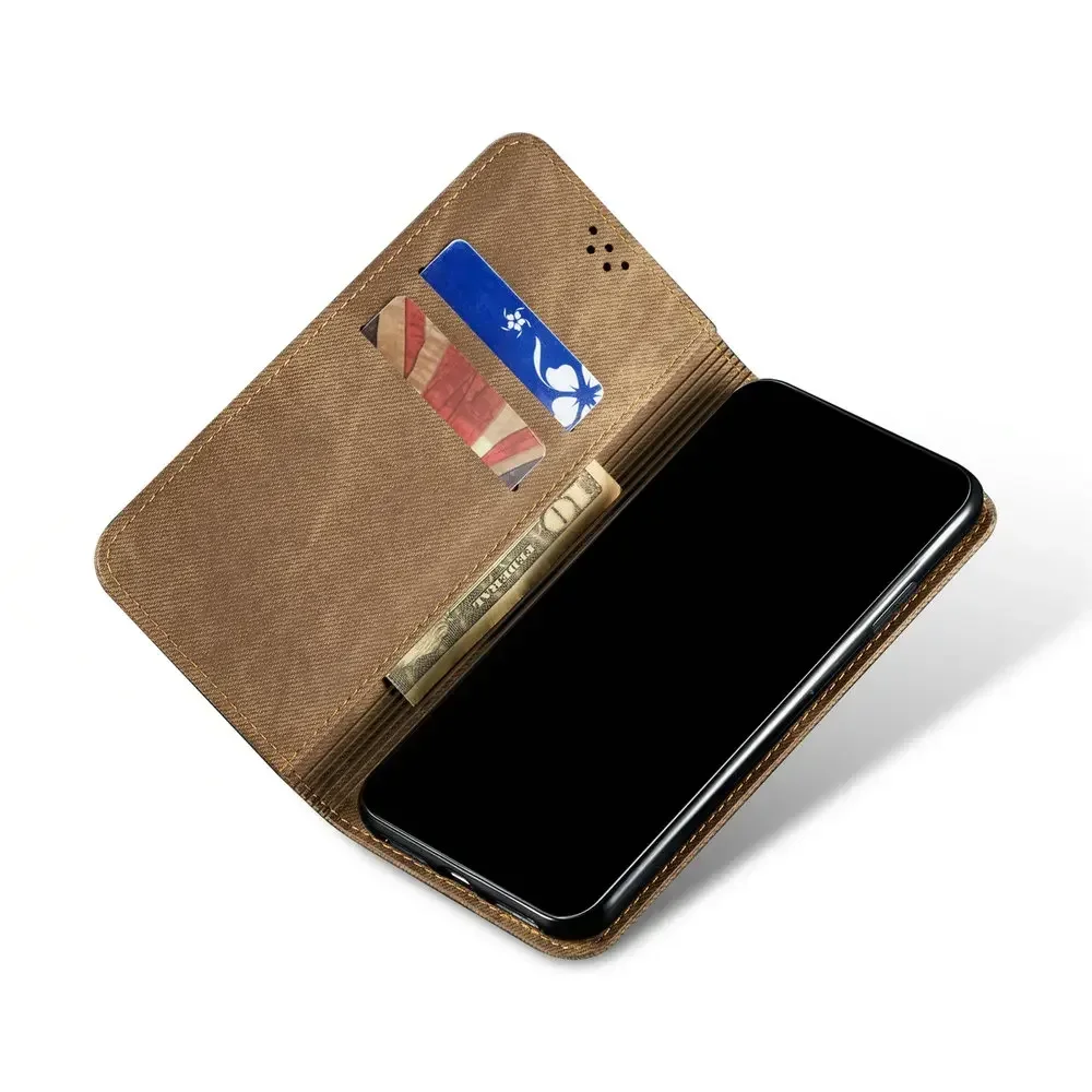 Leather Flip Case with Magnetic Closure