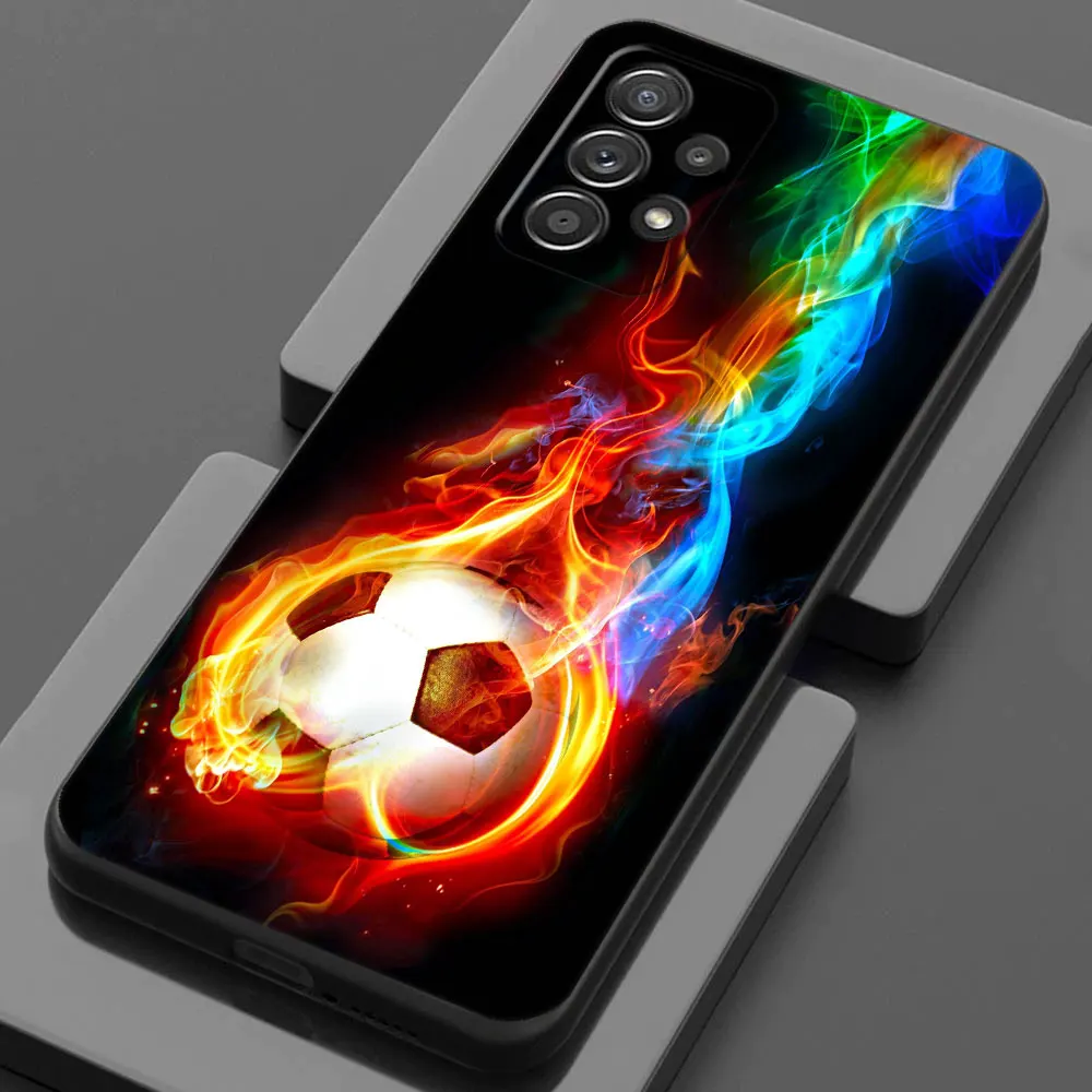 Football Soft Cover Case - Field Soccer Ball Design