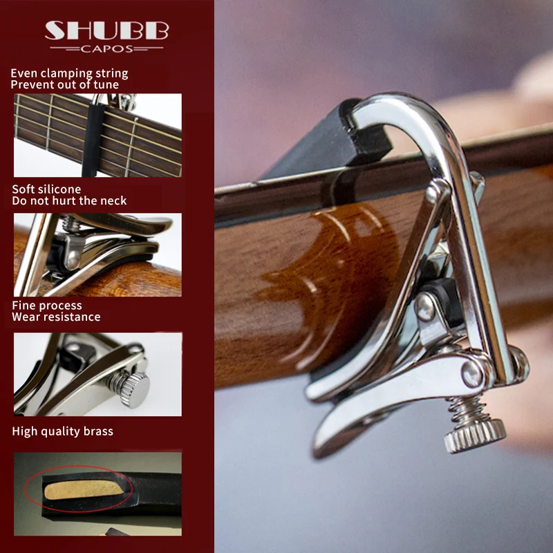 Shubb C1 Standard Capo pour guitare électrique ou acoustique