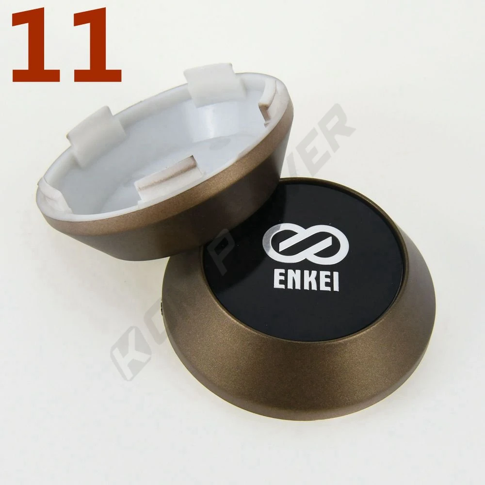 4PCS 65MM/60MM Rim Cap ENKEI Sticker Wheel Cover Caps Sport Rim Hub Cap Silver Black White Bronze Blue Red