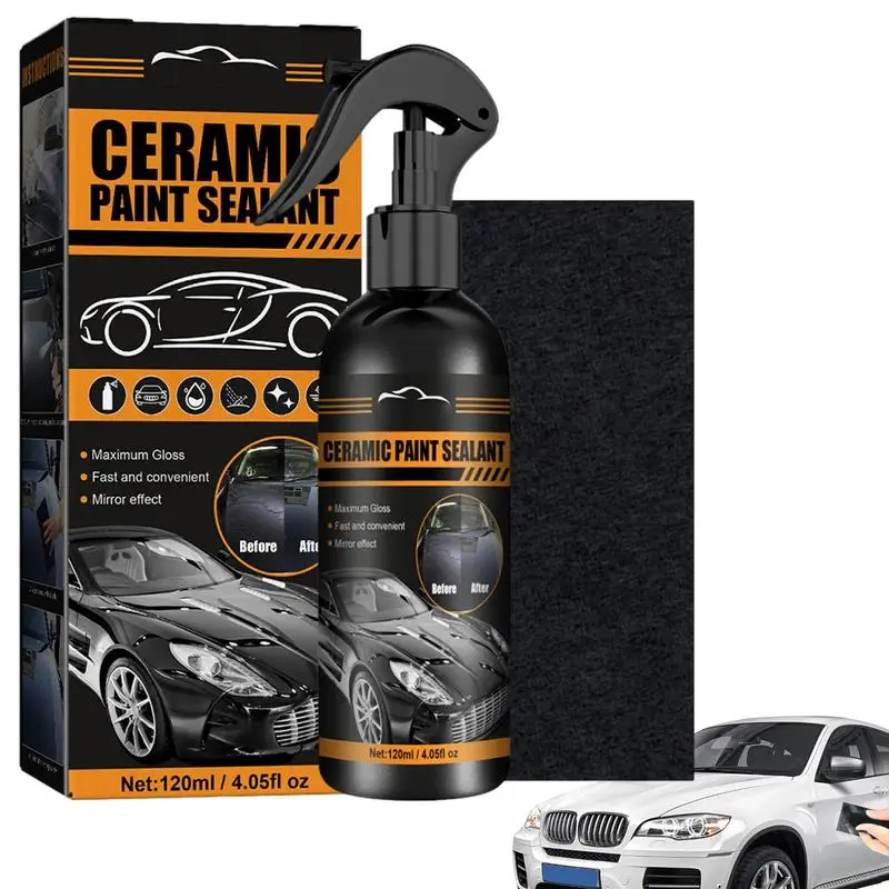 

Ceramic Coating For Cars 4.05fl.oz Extremely Hydrophobic Rapid Ceramic Paint Sealant Kit With Maximum Gloss & Shine For Cars