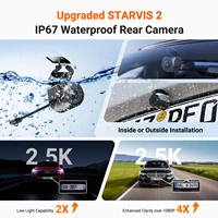 Vantrue N4 Pro S 3 canaux DashCam STARVIS 2 HDR IR Vision nocturne 4K + 1080P + 2.5K caméra arrière étanche Wi-Fi GPS 24h Mode de stationnement 3