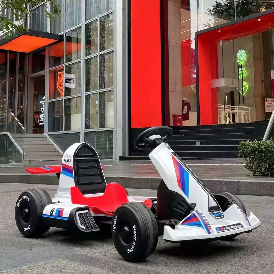 High Quality Electric Go Cart Off Road Mini Racing Go Kart 4 Wheels Adjustable Length
