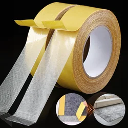 Premium Strong Double Sided Cloth Tape - No Residue, Waterproof, Translucent Mesh Design for 1pcs
