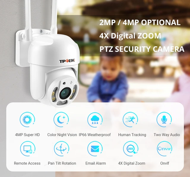 Cámara Ip 1080p Hd Seguridad Vigilancia Wifi Exterior Ip66