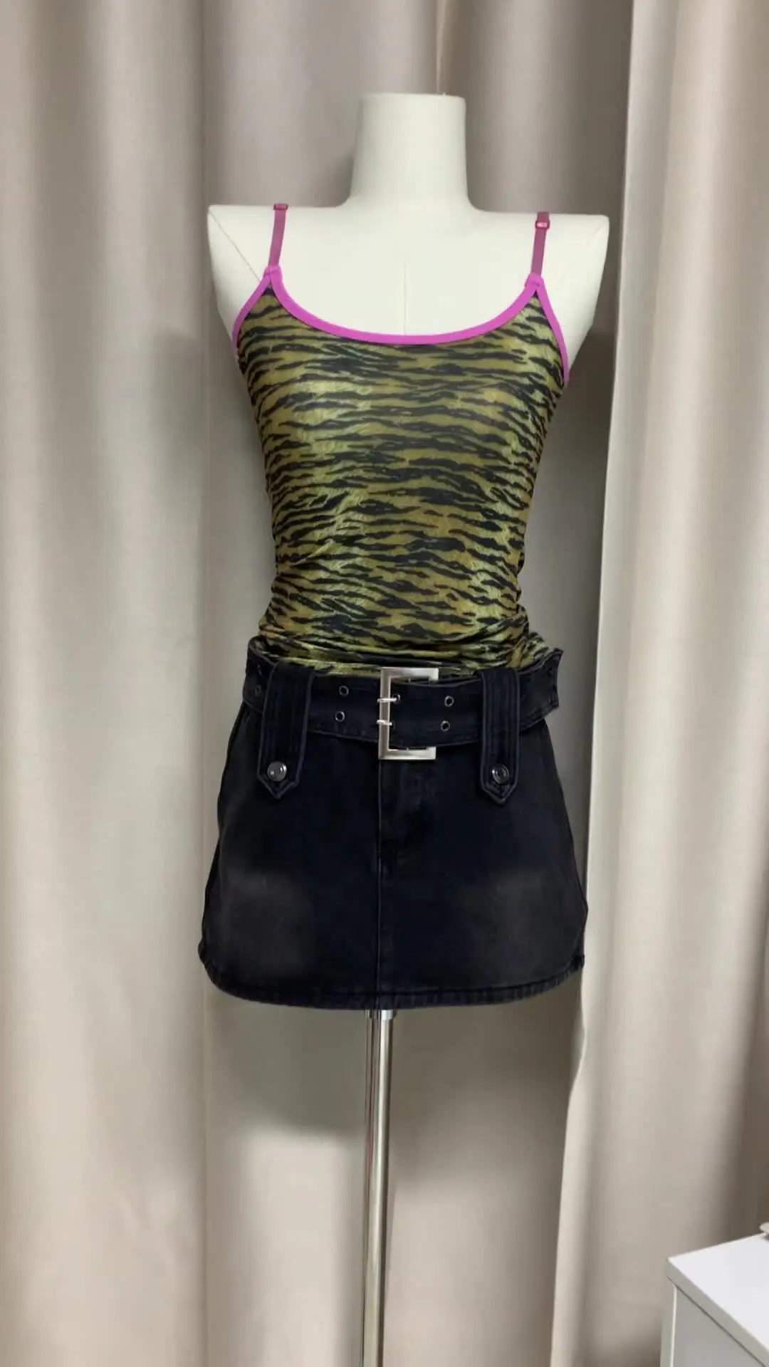 トップス 90s Archive Y2K Highneck Cutsew 61b6kqZHpLL._SY350_QL65_.jpg