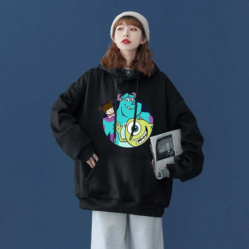 

Disney Monster University Sullivan Mike Hoodie Sweatshirt Men's and Women's Fashion Casual Student Street Clothing Hoodie