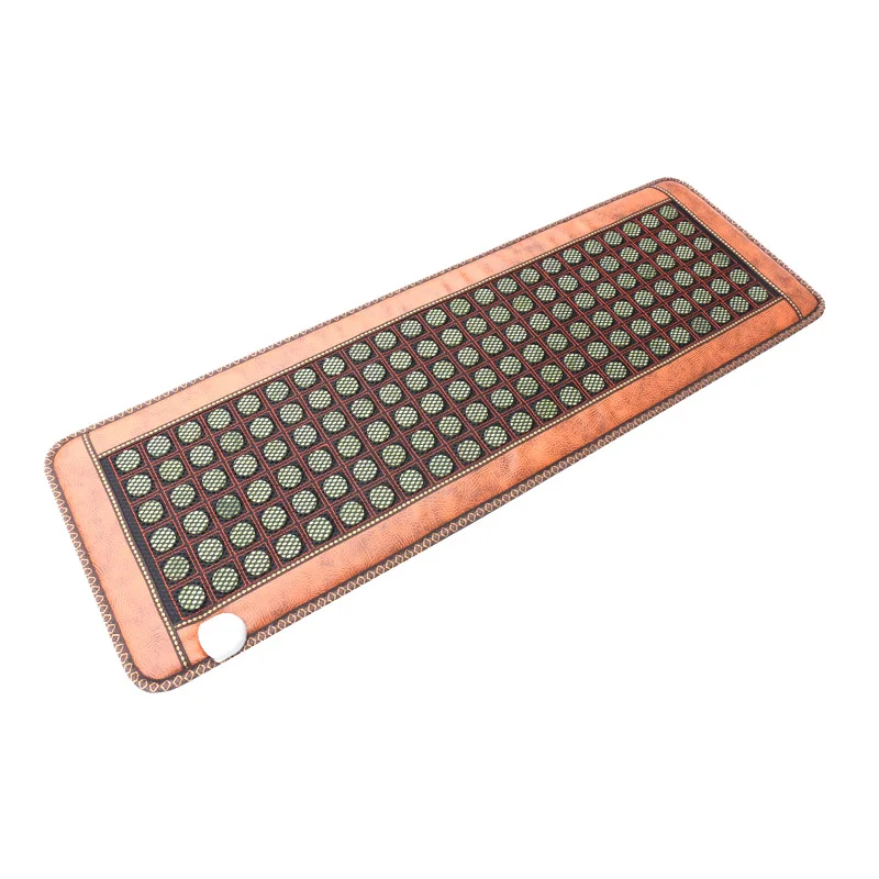 Comfortable home massage mattress topaz sofa cushion germanium stone tomalin heating body massager health cushion 220 v
