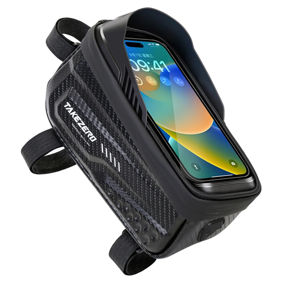 LEMEGO Telefoonhouder Fiets Waterdicht Fietstas, Bike Phone Holder Bag Fietsframetas Fiets Frametas Fietstelefoonhouder met Regenhoes Opslagruimte Touchscreen voor Smartphone tot 7,2 inch LEMEGO Telefoonhouder Fiets Waterdicht Fietstas, Bike Phone Holder Bag Fietsframetas Fiets Frametas Fietstelefoonhouder met Regenhoes Opslagruimte Touchscreen voor Smartphone tot 7,2 inch
