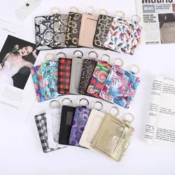 Casual Zipper Card Holder Solid Color Coin Pouch Men Simple Leather Wallet Women Change Purse Mini Leather Coin Purse