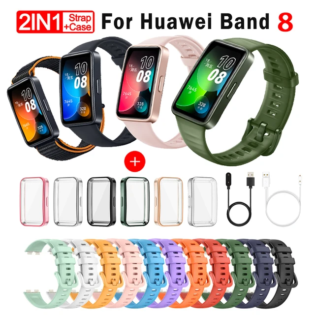 Strap for Huawei Band 7 8 Accessories Adjustable Braided solo loop  Wristband Elastic Nylon Bracelet Correa Huawei Band 8 band - AliExpress