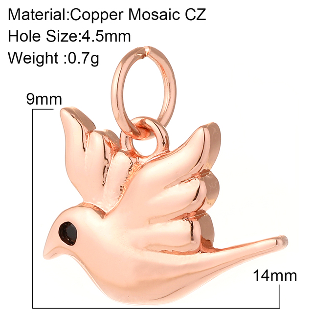 Crystal Animal Hummingbird Charms Necklaces For Women Fashion Jewelry Gold Pendant Color Chain Bird Pendant Choker Supplies