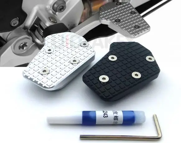 For BMW Accessories for 2021 F900R 2020    F900XR      Pedal Pad Kit  Auto Foot Pads Silver and Black