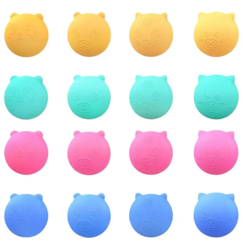 Reusable Water Baloons 16x Silicone Water Balloons Quick Filling Summer Outdoor Play Pool Party Backyard Fun Toys For Kids Teens