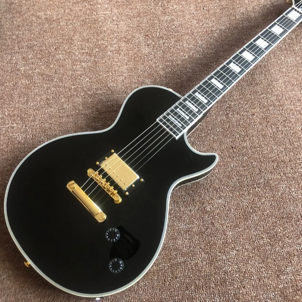 

New Rosewood Fingerboard 6 Strings Black Custom Electric Guitar